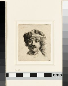 Autoritratto con berretto morbido, c.1634 da Rembrandt van Rijn