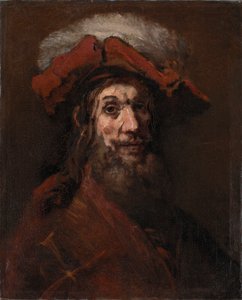 Schizzo per Il cavaliere con il falcone, noto come "Il crociato" da Rembrandt van Rijn