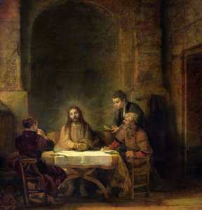 La cena di Emmaus da Rembrandt van Rijn