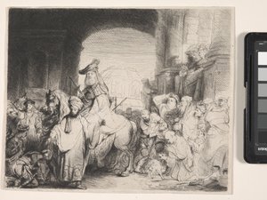 Il trionfo di Mardocheo da Rembrandt Harmensz. van Rijn