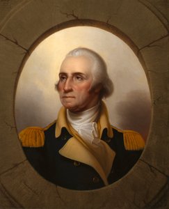 George Washington tipo oblò, c. 1853 da Rembrandt Peale