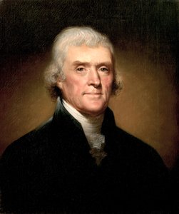 Ritratto di Thomas Jefferson da Rembrandt Peale