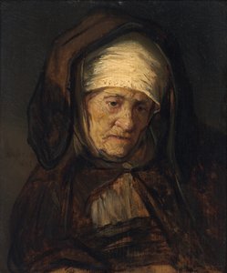 Testa di una Donna Anziana
