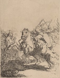 Combattimento di cavalleria da Rembrandt van Rijn
