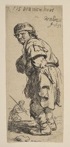 Un contadino che chiama: T is vinnich kout, 1634 da Rembrandt van Rijn