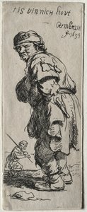 Un contadino che grida: fa molto freddo, 1634