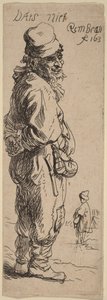 Un contadino risponde: «Dats niet» (Non è niente) da Rembrandt van Rijn