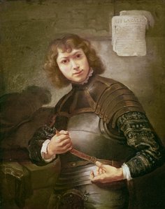 Un giovane in armatura
