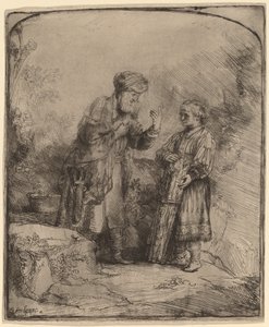 Abramo e Isacco da Rembrandt van Rijn