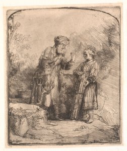 Abramo e Isacco da Rembrandt van Rijn