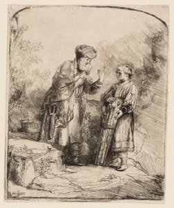 Abramo e Isacco da Rembrandt van Rijn