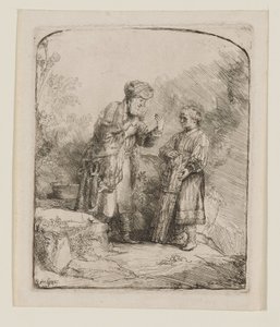 Abramo e Isacco da Rembrandt van Rijn