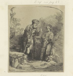 Abramo e Isacco da Rembrandt van Rijn