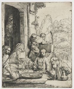 Abramo che ospita gli angeli da Rembrandt van Rijn