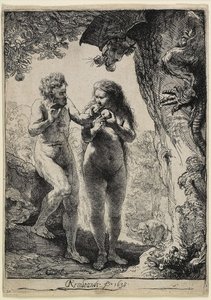 Adamo ed Eva da Rembrandt van Rijn