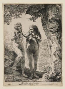 Adamo ed Eva da Rembrandt van Rijn