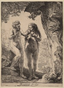 Adamo ed Eva da Rembrandt van Rijn