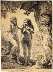 Adamo ed Eva da Rembrandt van Rijn