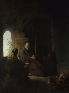 Anna e il cieco Tobia da Rembrandt van Rijn