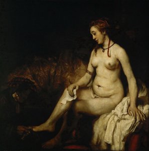 Betsabea al bagno Betsabea con la lettera di re Davide da Rembrandt van Rijn