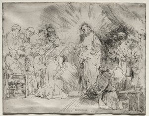Cristo Appare agli Apostoli da Rembrandt van Rijn