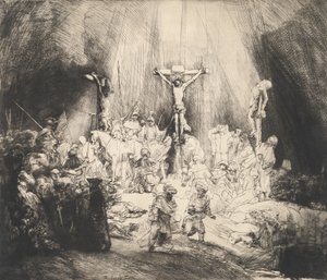 Cristo crocifisso tra i due ladroni Le tre croci, 1653