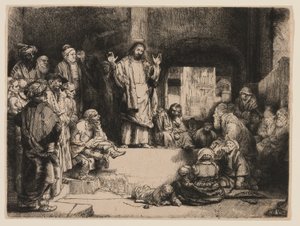 Cristo che predica da Rembrandt van Rijn