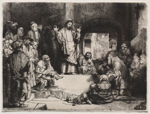 Cristo predicante La Petite Tombe, c. 1657