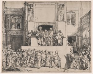 Cristo presentato al popolo da Rembrandt van Rijn