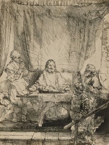 Cristo a Emmaus da Rembrandt van Rijn