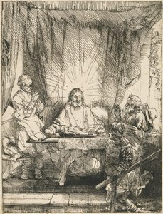 Cristo a Emmaus: la Lastra Maggiore da Rembrandt van Rijn
