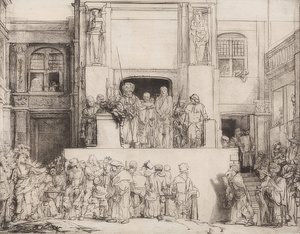 Cristo presentato al popolo da Rembrandt van Rijn