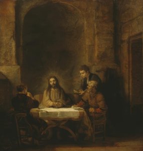 Cristo e i discepoli di Emmaus da Rembrandt van Rijn