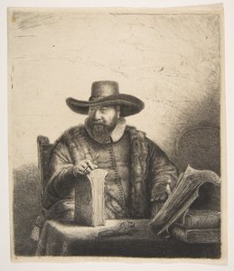Cornelis Claesz Anslo, predicatore da Rembrandt van Rijn
