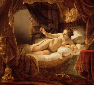 Danae, 1643 da Rembrandt van Rijn