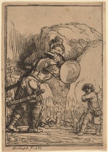 Davide e Golia da Rembrandt van Rijn