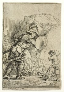Davide e Golia da Rembrandt van Rijn