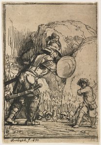 Davide e Golia, 1655 da Rembrandt van Rijn