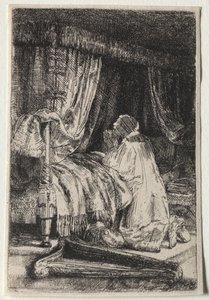 Davide in preghiera, 1652 da Rembrandt van Rijn