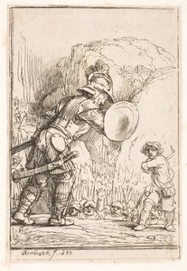 Davide e Golia da Rembrandt van Rijn