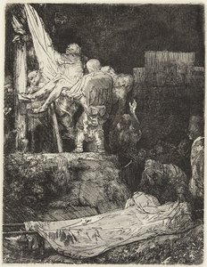 La Deposizione dalla Croce alla luce delle torce da Rembrandt van Rijn