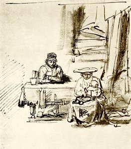 Scena familiare da Rembrandt van Rijn