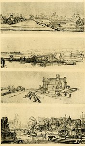 Quattro studi di paesaggio da Rembrandt van Rijn