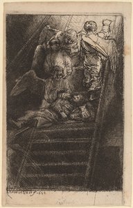 La scala di Giacobbe da Rembrandt van Rijn