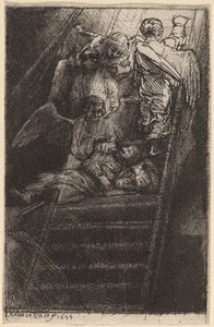 La Scala di Giacobbe da Rembrandt van Rijn