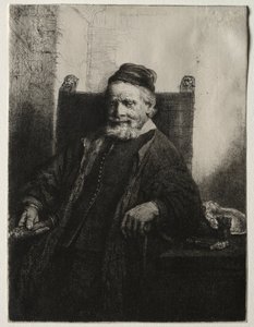 Jan Lutma, orefice, 1656 da Rembrandt van Rijn