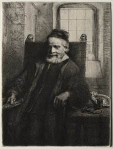 Jan Lutma, orafo, 1656 da Rembrandt van Rijn