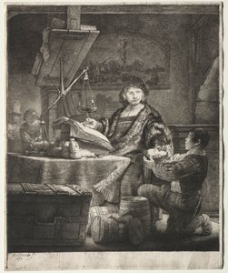 Jan Uytenbogaert, 1639 da Rembrandt van Rijn