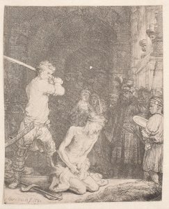 La decapitazione di Giovanni Battista da Rembrandt van Rijn
