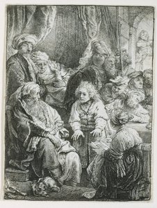 Giuseppe racconta i suoi sogni da Rembrandt van Rijn